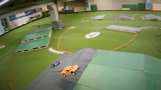 Tekno SCT410.3 on an Astroturf track