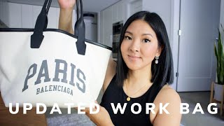 WHAT'S IN MY WORK BAG | BALENCIAGA PARIS TOTE