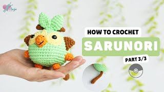 #449 | Amigurumi Sarunori (3/3) | Crochet Pokémon Amigurumi | Free Pattern | Amiguworld