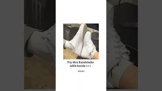 Try this handshake with bestie 🤝🏻#handshake#bestie#funnyshorts#shorts#aesthetic#pinterest#fypシ゚viral