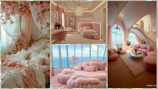 PINK BEDROOM IDEAS | PINK THEMED BEDROOM | PINK INTERIOR DESIGN OF BEDROOM