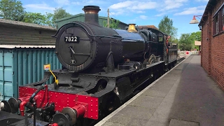 Kent and East Sussex Railway Foxcote Manor being towed away May 2017