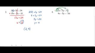 Alg Review  Solving Systems of Equations