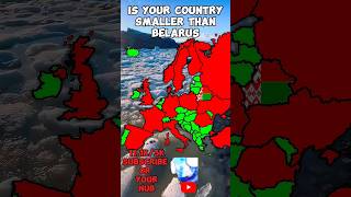 Is your country smaller than belarus? #shorts #country #mapping