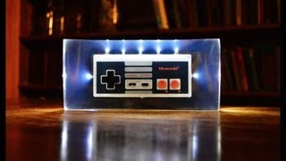 NES Controller Night Light in Resin