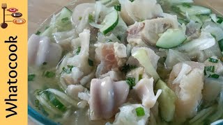 How To Make Cow Heel Souse😋