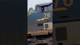 CSX southbound to Spartanburg at Kingsport crew change