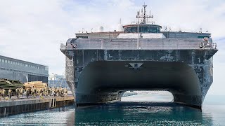 Inside US Navy’s Fastest Ships Transporting Billion $ Worth of Military Hardware