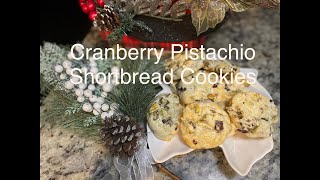 Cranberry pistachio cookie