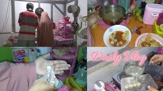 🌷kegiatan IRT|bikin tekwan atau cilok ⁉️😂 #dailyvlog @Mamahzia.jibril2906