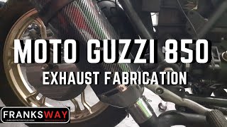 Moto Guzzi 850 Exhaust Fabrication work #motoguzzi #guzzi #bikeservicing