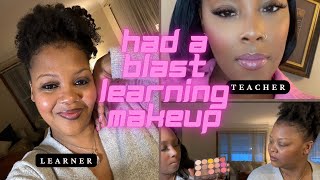 GETTING MAKEUP TIPS FROM MY COUSIN| LEARNING| MAKEUP| FOR BEGINNERS