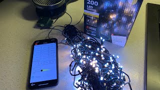 EMOS Smart Christmas lights chain | IPhone Test