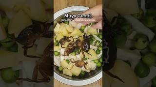 How to cook Bambooshoot with crab | Muya Gudok | #cooking #shorts #recipe #tiprasa #crab