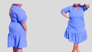 sew along this diy tiered ruffle dress