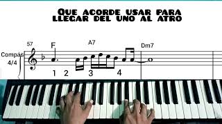 como llenar los espacios entre un acorde a otro, este recurso nos puede ayudar bastante 🎼🎹🎶🎧