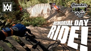 The Bomber Crew Memorial Day ride at SkyPark Bike Park | MTB | EMTB | YT Decoy | Group Ride