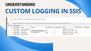 131 How to add a logging to SSIS package?