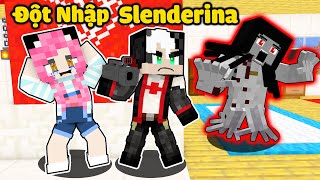 REDHOOD THỬ THÁCH 24GIỜ ĐỘT NHẬP VÀO NHÀ SLENDRINA TRONG MINECRAFT*MỀU HÓA GIẢI LỜI NGUYỀN SLENDRINA