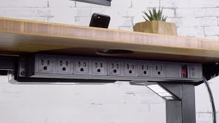 8-Outlet Mountable Surge Protector by UPLIFT Desk