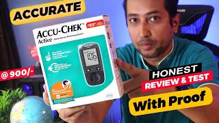 100% Accurate with Proof | Most Accurate Glucometer in India | Accu Check Active Review & Test