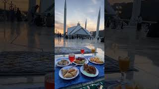 Last night Iftar party with buddies at Faisal masjid islamabad ❤️🥰 #viral #shorts