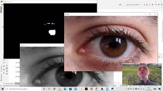 Python OpenCv ile göz bebeği takibi