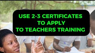 TEACHER'S TRAINING: Apply with this and gain Admission easily..#educationalvideos