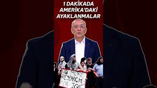 1 Dakikada Amerika'daki Ayaklanmalar #shorts #pasaport #ntv