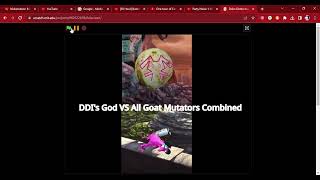 Doko Demo Issyo's God VS Everysingle Goat Mutator Combined