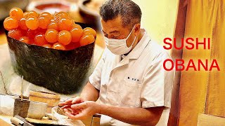 SUSHI RESTAURANT You Should Visit on YOUR TRAVELS to JAPAN!：Sushi Obana【Omakase】【tokyo vlog】