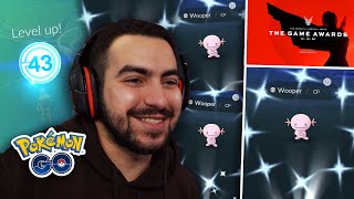 GAME AWARDS 2020 SHINY LUCK!! Wooper Watch in Pokémon Go!