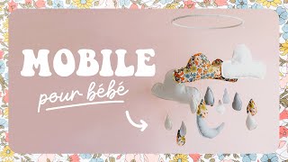 DIY COUTURE: faire un mobile pour la chambre d'un bébé (patron gratuit!)