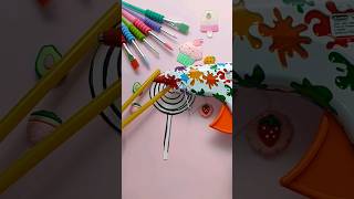 💛+❤️=🍭 LolliPop craft Idea DIY #shorts #painting #diy #craft #art #satisfying #lollipop #drawing