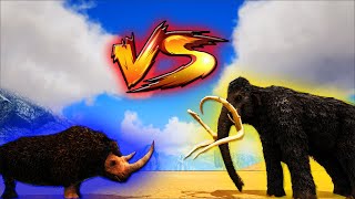 WOOLLY MAMMOTH VS WOOLLY RHINO | 1 VS 1 | Ark Short Battles | Thyrulous | #Shorts (9)