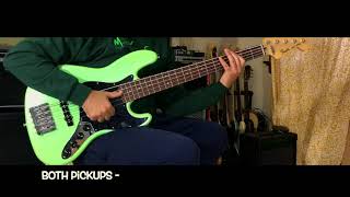 DELUXE ACTIVE JAZZ BASS V - Demo - tones - sounds