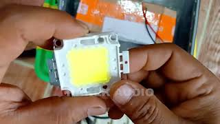 penggantian lampu sorot Led 50 what mudah dan murah