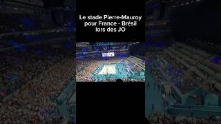 Le stade Pierre-Mauroy en mode JO pour France - Brésil en basket-ball