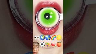 ASMR jelly #emoji #candy #oddlysatisfying #mukbang #asmr