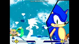 (M.U.G.E.N Battle) SonicV2 and Tails vs. Flapjack and Gex