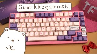 Custom Sumikko Gurashi Mechanical Keyboard | Idobao ID80, Akko Lavender Purple [Ani-Mech S2.E2]