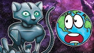 КОТИК РОБОТ съел город. ИГРА Tasty Planet Forever #1 на Игрули TV