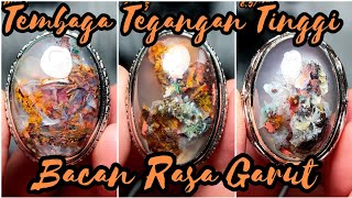 Cincin Batu Tembaga Tegangan Tingi. Bacan Rasa Garut