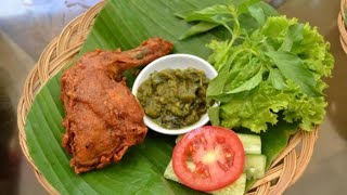 Nyobain Ayam penyet khas Probolinggo