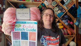 Crochet Tutorial for Cluster Lattice using Stitch 101 50/50 yarn