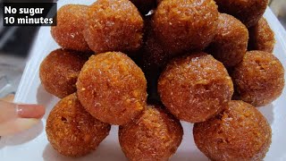 Coconut Jaggery Laddu Recipe | Nariyal Gud ke Laddu in 10 minutes | Flavours Touch