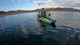 STRIPER MAYHEM in Boulder City. Jackson Big Rig hdfd mk4. They boiled for over an hour this morning.