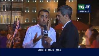 Luigi Di Maio parla del voto greco