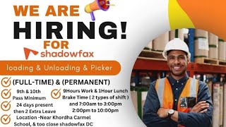 Loading/Picker Job Vacancy!! Contact 8984300792, 7008878554👆👆!! All Odisha Candidates Apply (ojs)!!