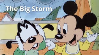 Disney Babies, The Big Storm - Book With Baby Goofy And Baby Mickey Mouse - Disney Story Books